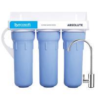 Проточный питьевой фильтр Ecosoft Absolute от жесткости и железа