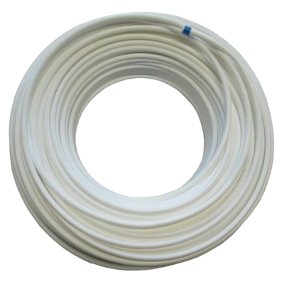 Соединительная Трубка Аквабрайт WE-2004W 1/4 Белая. (1м) фото в интернет-магазине Уралфильтр UralFilter