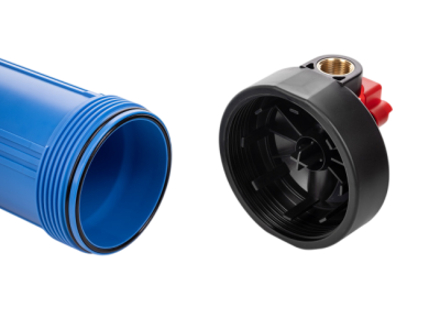 Магистральный фильтр Гейзер BB10 синий без картриджа фото в интернет-магазине Уралфильтр UralFilter