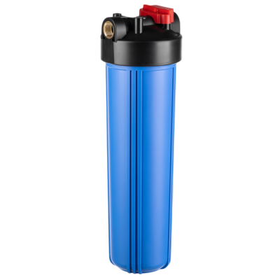 Магистральный фильтр Гейзер BB20 синий без картриджа фото в интернет-магазине Уралфильтр UralFilter