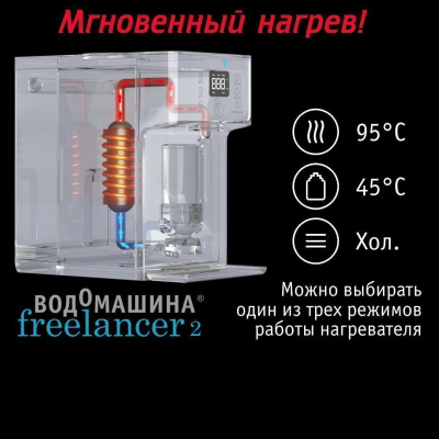 Водомашина Atoll Freelancer White осмос и нагрев фото в интернет-магазине Уралфильтр UralFilter