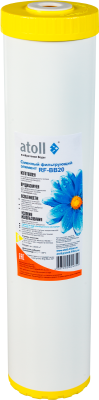 Фильтр-картридж для удаления железа Atoll RF-BB20 фото в интернет-магазине Уралфильтр UralFilter