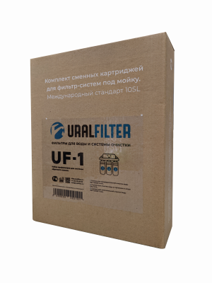 Набор картриджей для обратного осмоса UralFilter UF-1 фото в интернет-магазине Уралфильтр UralFilter